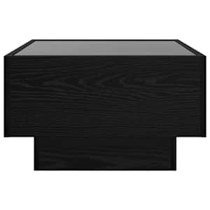 Konferenční stolek Černý dub 50 x 50 x 30 cm Kompozitní dřevo - obrázek 8