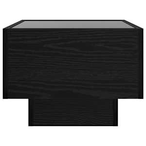 Konferenční stolek Černý dub 50 x 50 x 30 cm Kompozitní dřevo - obrázek 9