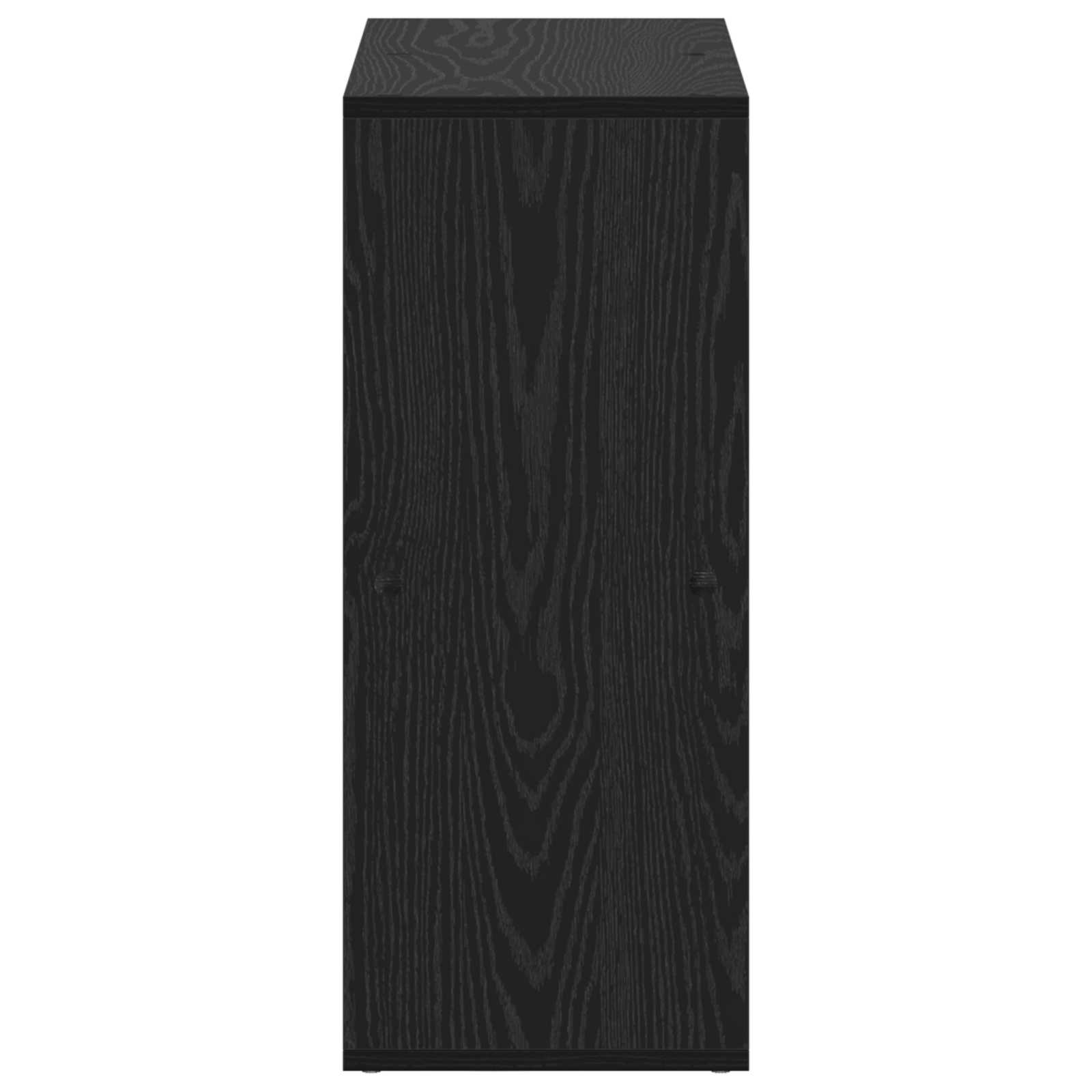 Knihovna Černý dub 69,5 x 29 x 69,5 cm kompozitní dřevo - obrázek 6