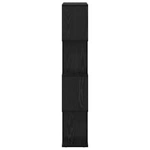 Knihovna Černý dub 70 x 24 x 129 cm kompozitní dřevo - obrázek 6