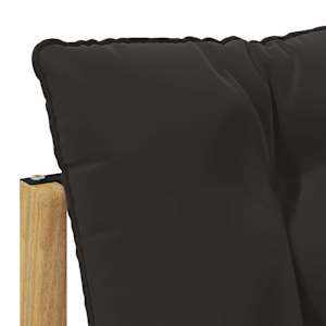 Venkovní pohovková souprava 3 pcs Bílá a antracitová Polyester - obrázek 5