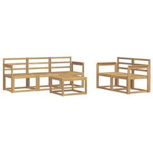 Venkovní pohovková souprava 6 pcs Bílá 59 x 59 x 37 cm - obrázek 2