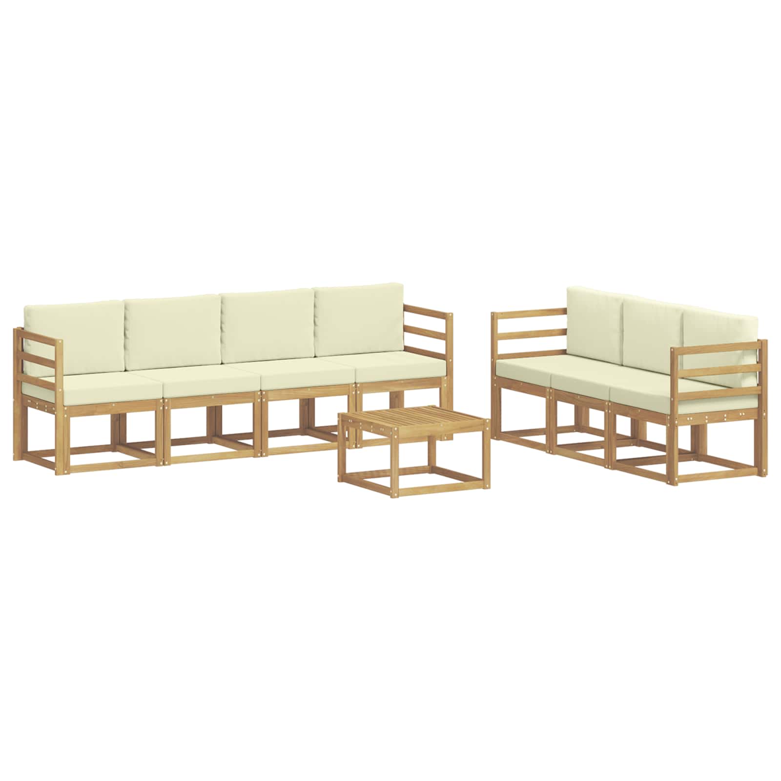 Zunanja garnitura za sedenje 7 pcs - slika 2