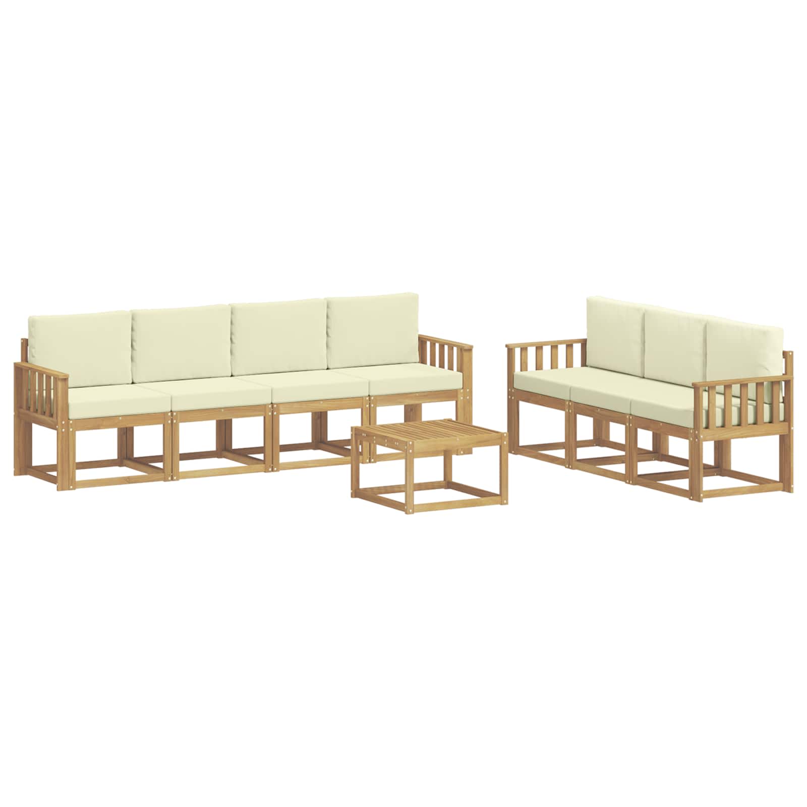 Zunanja garnitura za sedenje 7 pcs - slika 2