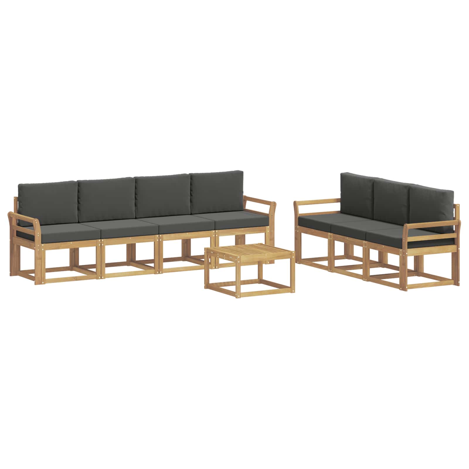 Zunanja garnitura za sedenje 7 pcs - slika 2
