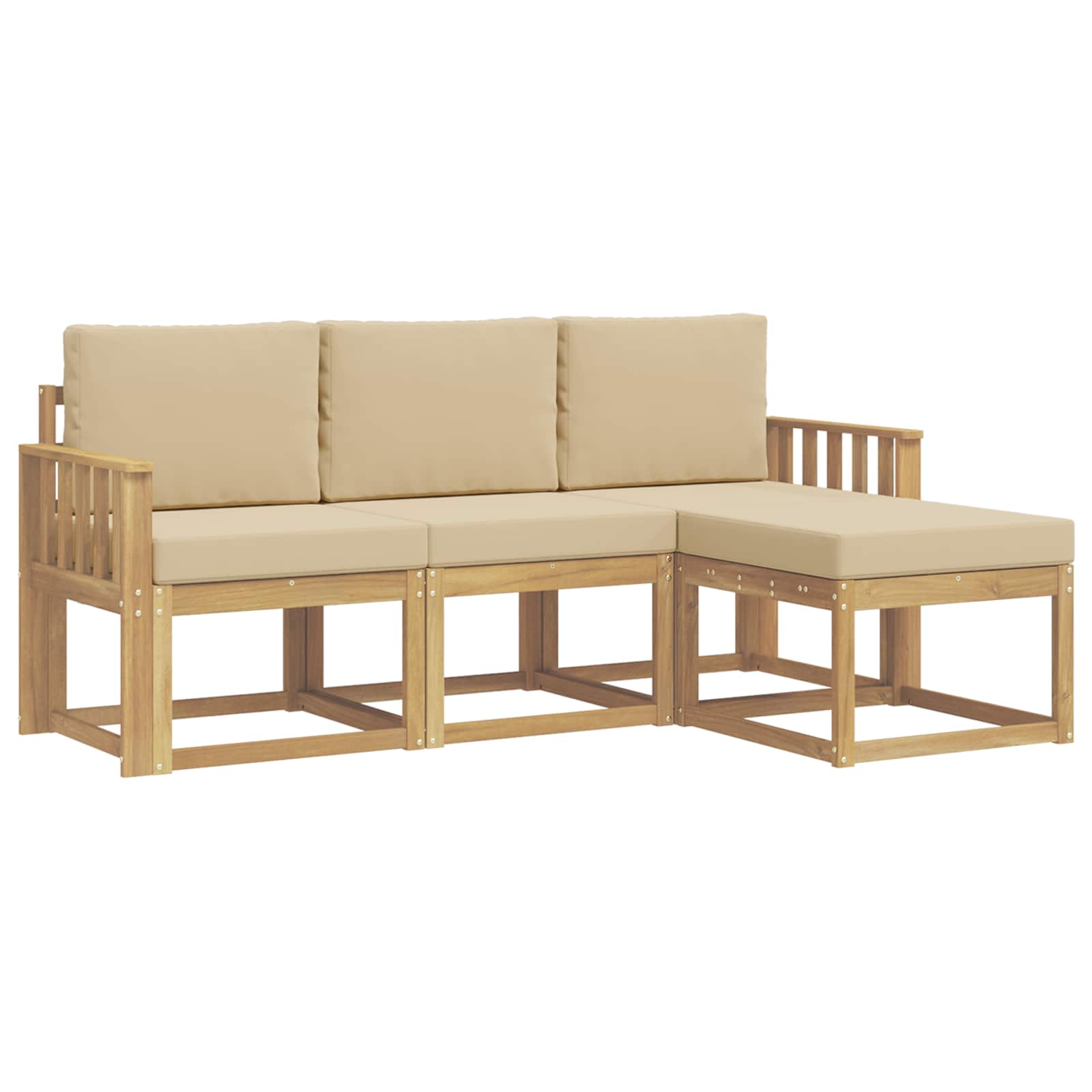 Комплект дивани за открито 4 pcs – изображение 2