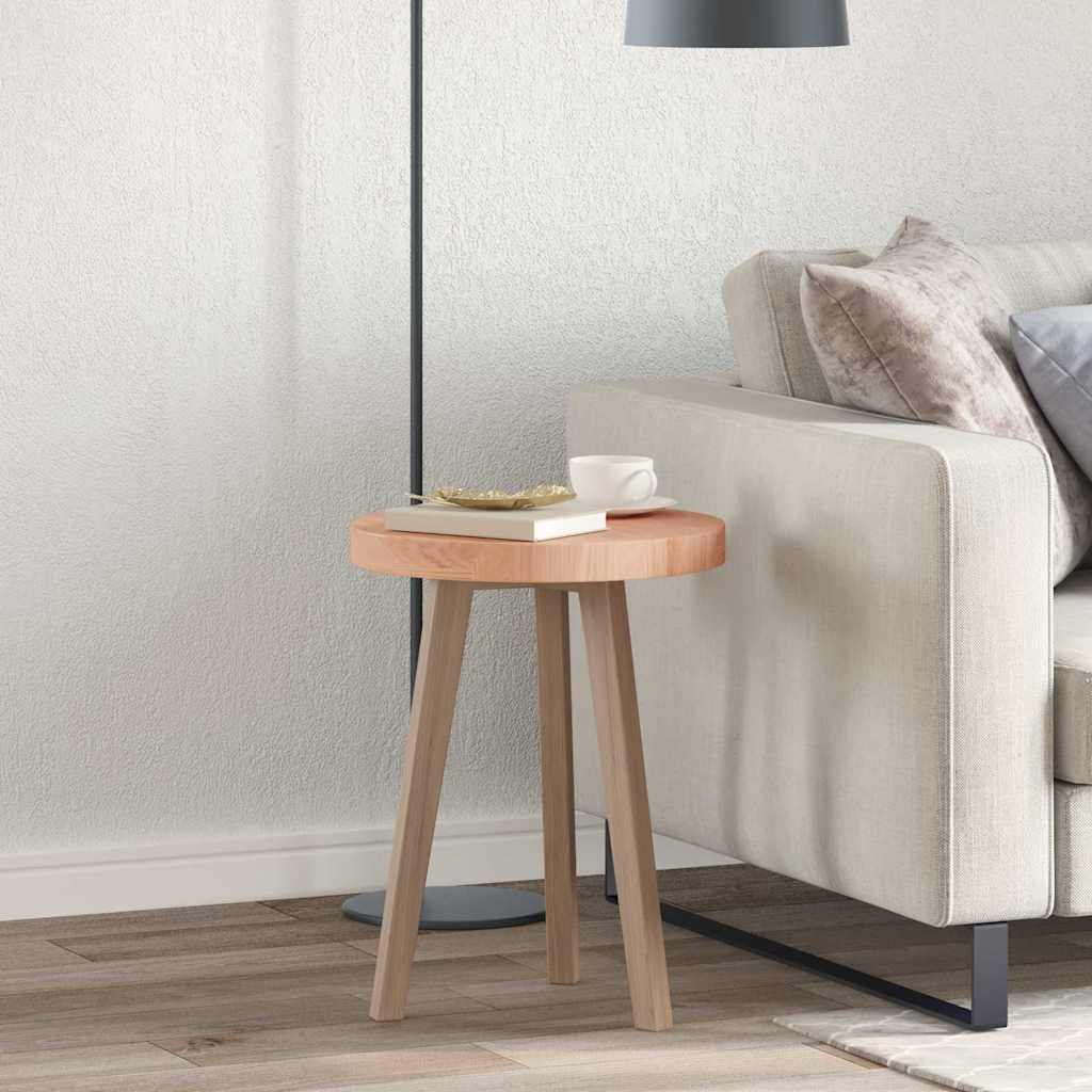 vidaXL Placă de masă Maro deschis Ø 40 x 4 cm Lemn de stejar masiv