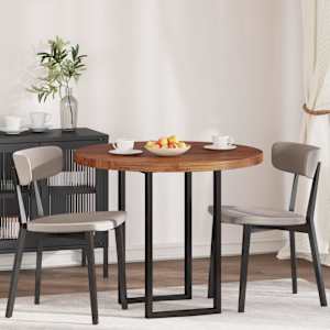 Nepremična površina Svetlo rjava Ø 90 x 4 cm