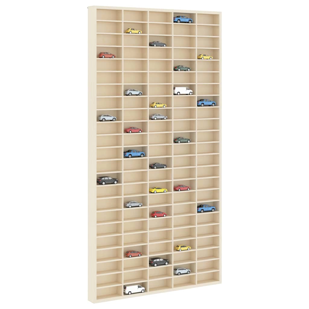 vidaXL Display Case met opslag Bruin 50 x 4,5 x 96 cm Bewerkt hout