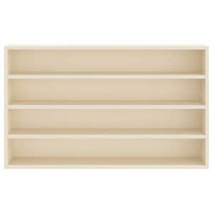 Nástěnný vitrínový box Béžová 60 x 8,5 x 37 cm kompozitní dřevo - obrázek 3
