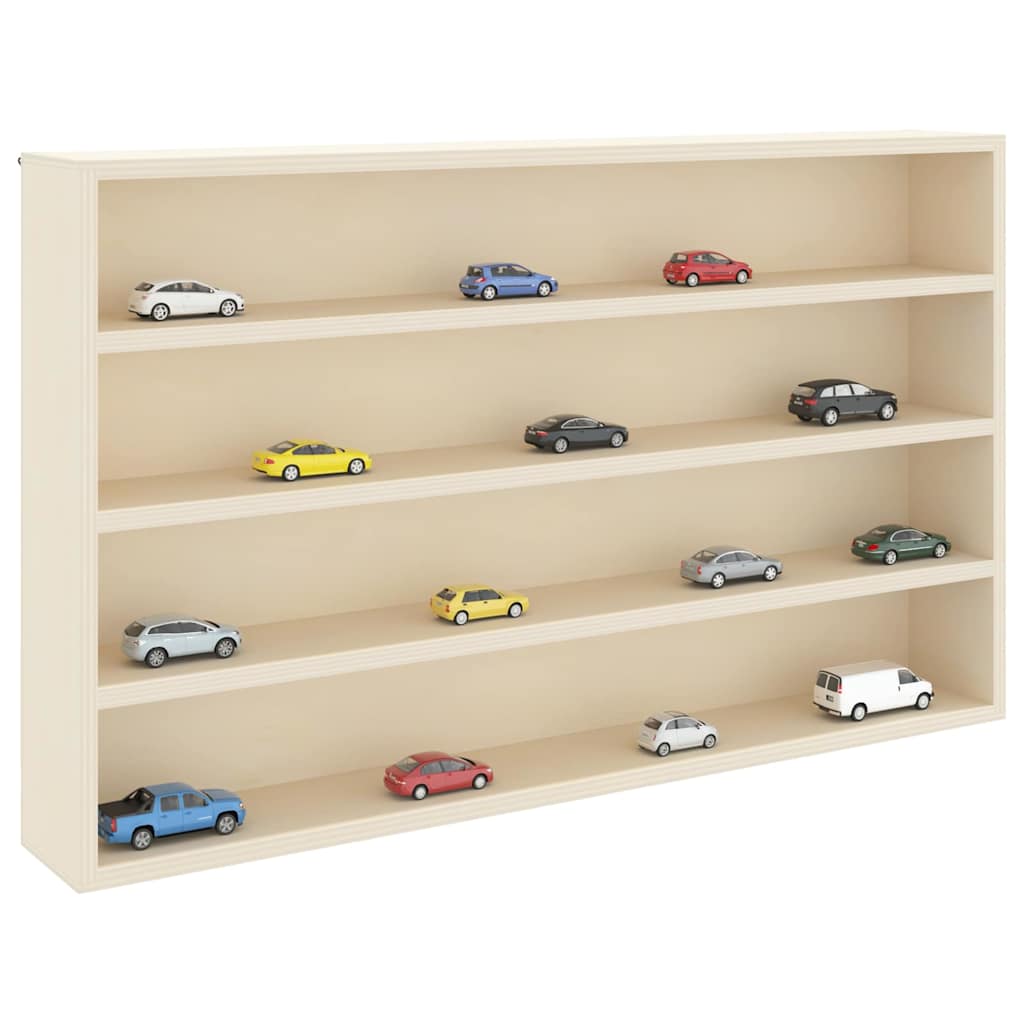 vidaXL Houten verzameldisplaycase Bruin 60 x 8.5 x 37 cm Multiplex