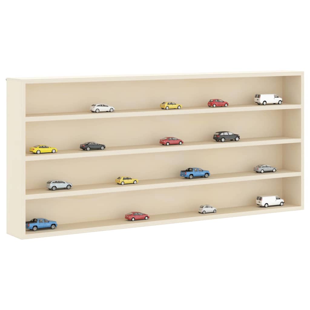 vidaXL Houten verzameldisplaycase Bruin 80 x 8,5 x 36 cm Multiplex