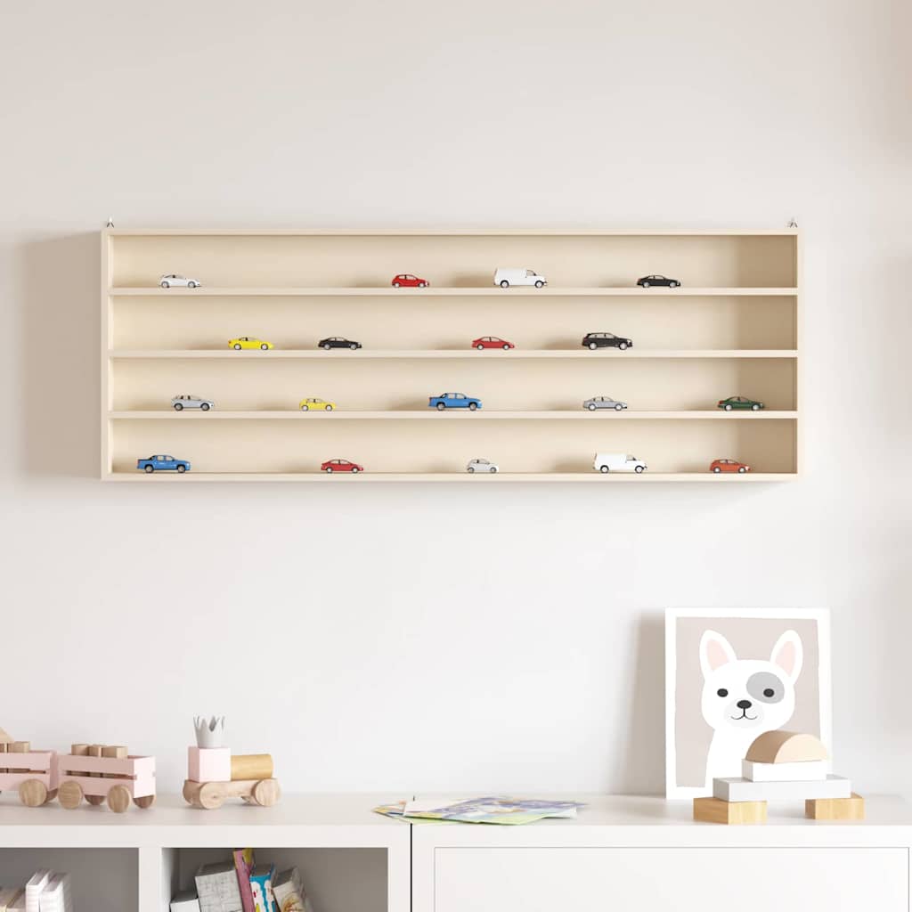 vidaXL Suport de expunere din lemn Maro 100 x 8.5 x 36 cm placaj