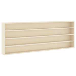 Nástěnný vitrínový box s policí Béžová 100 x 8,5 x 36 cm - obrázek 1