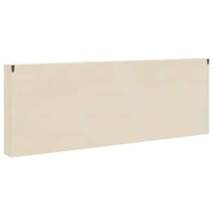 Nástěnný vitrínový box s policí Béžová 100 x 8,5 x 36 cm - obrázek 5
