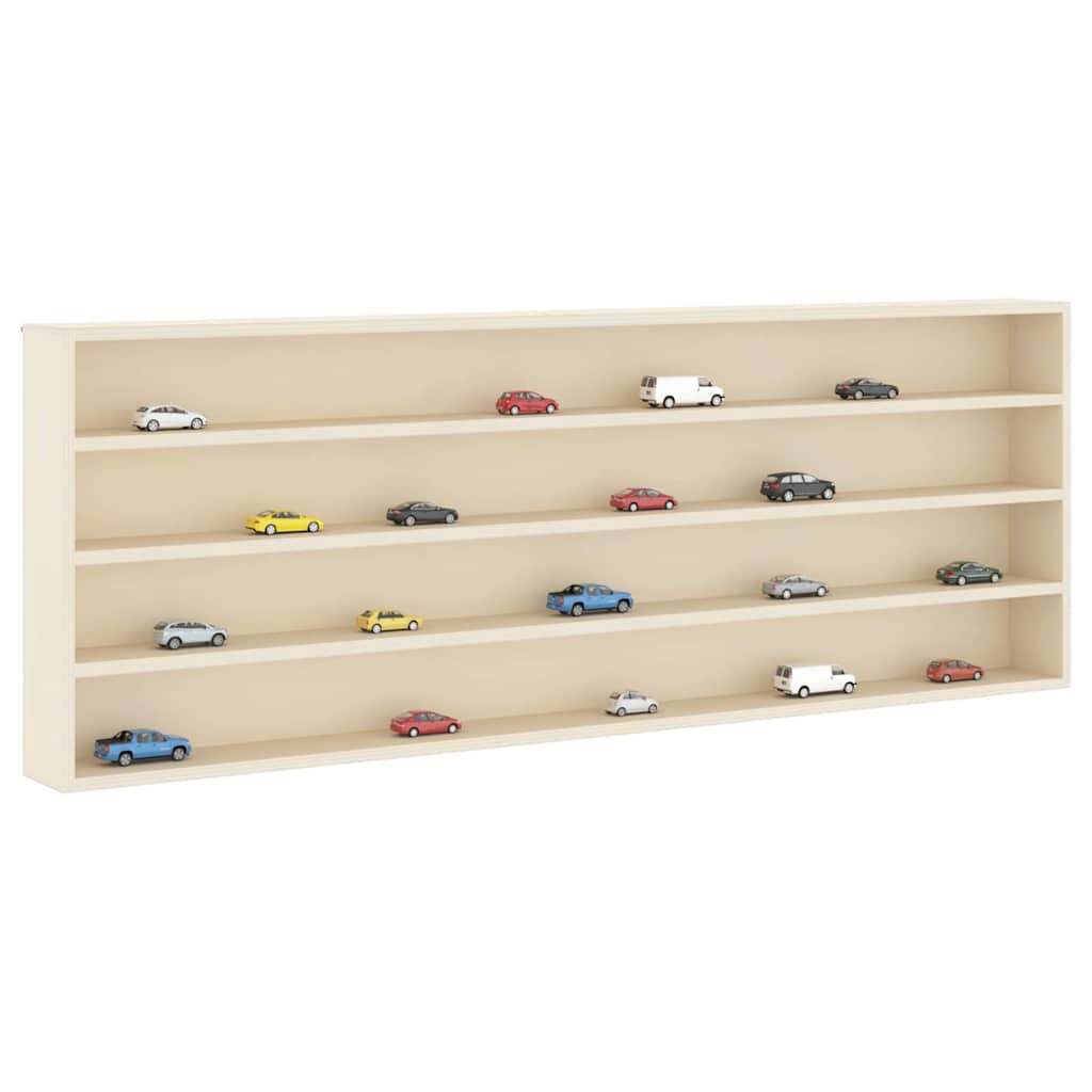 vidaXL Houten verzameldisplaycase Bruin 100 x 8,5 x 36 cm Multiplex