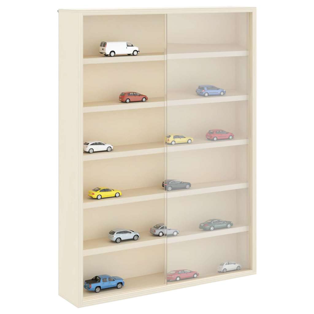 vidaXL Houten verzameldisplaycase Bruin 40 x 8.5 x 54 cm Multiplex