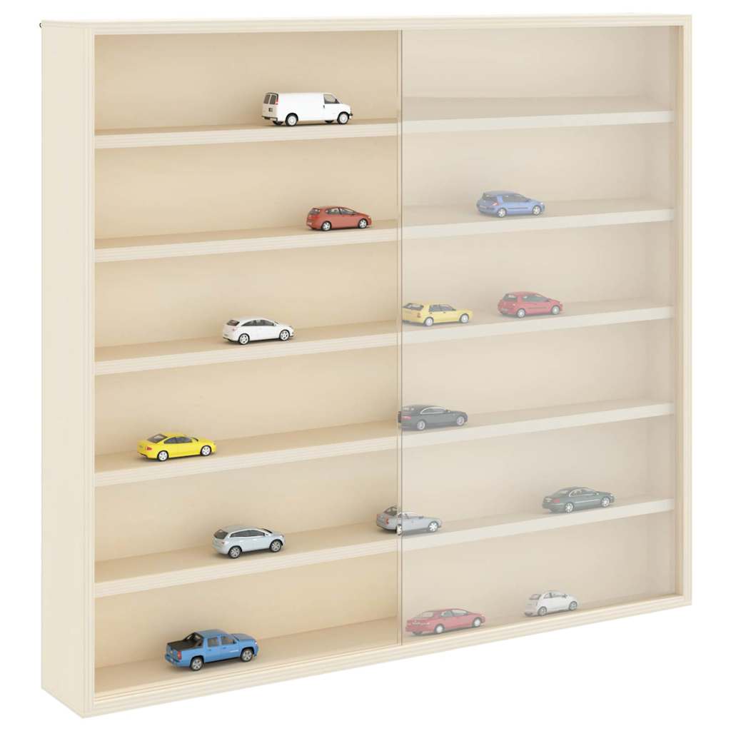 vidaXL Houten verzameldisplaycase Bruin 60 x 8.5 x 54 cm Multiplex