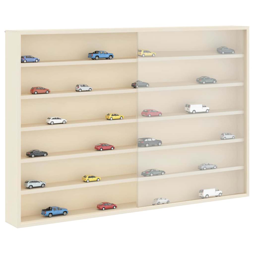 vidaXL Houten verzameldisplaycase Bruin 80 x 8.5 x 54 cm Multiplex