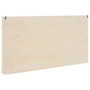 Nástěnný vitrínový box Béžová 100 x 8,5 x 54 cm Překližka - obrázek 7