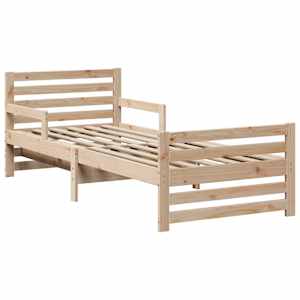 Rám postele s čelo Hnědá 80 x 200 cm kompozitní dřevo - obrázek 4
