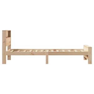 Rám postele s čelo Hnědá 80 x 200 cm kompozitní dřevo - obrázek 6