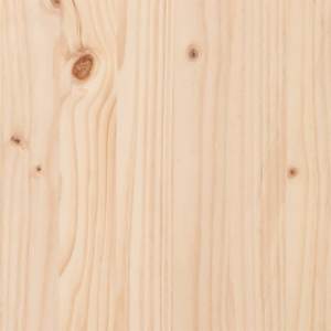 Rám postele s čelo Černá 140 x 190 cm Masivní borové dřevo - obrázek 9