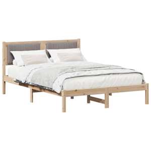 Rám postele s čalouněným čelem s čelo Taupe 120 x 190 cm - obrázek 3