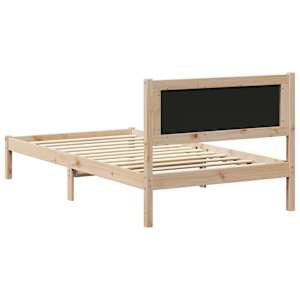 Rám postele s čalouněným čelem s čelo Světle šedá 100 x 200 cm - obrázek 7