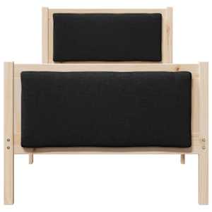 Rám postele s čelo Černá 80 x 200 cm textil - obrázek 5