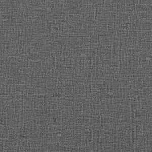 Rám postele s čelo Tmavě šedá 90 x 200 cm Masivní borové dřevo - obrázek 10