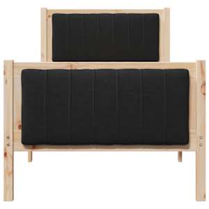 Rám postele Hnědo-černá 80 x 200 cm Masivní borovicové dřevo - obrázek 5