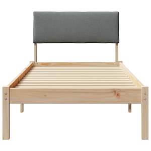 Rám postele s čelo hnědá a tmavě šedá 80 x 200 cm - obrázek 5