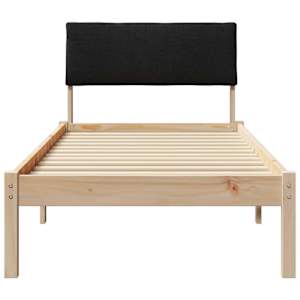 Rám postele Hnědo-černá 75 x 190 cm Masivní borovicové dřevo - obrázek 5