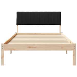 Rám postele Hnědo-černá 100 x 200 cm Masivní borovicové dřevo - obrázek 5