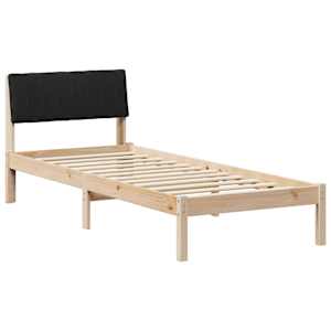 Rám postele Hnědo-černá 80 x 200 cm Masivní borovicové dřevo - obrázek 2