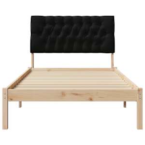Rám postele s čalouněným čelem s čelo Hnědá 100 x 200 cm - obrázek 5