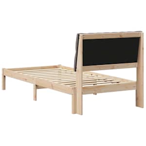 Rám postele s čalouněným čelem s čelo Hnědá 90 x 200 cm - obrázek 7