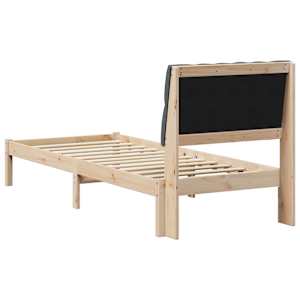 Rám postele s čalouněným čelem s čelo Hnědá 80 x 200 cm - obrázek 7