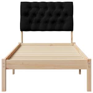 Rám postele s čalouněným čelem s čelo Hnědá 80 x 200 cm - obrázek 5