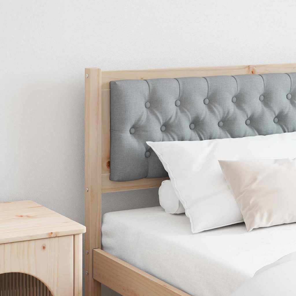 vidaXL Tăblie cap Altele Maro și gri deschis 200 cm Lemn masiv de pin