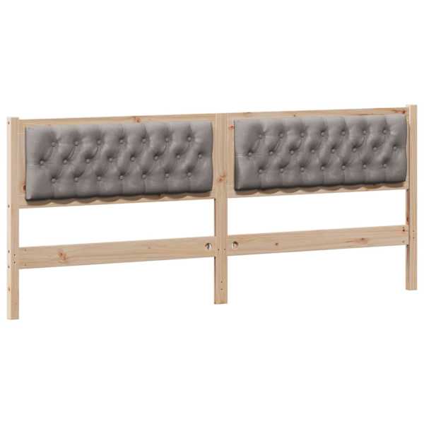 vidaXL Peats Muu Pruun ja taupe 200 cm M&auml;nnipuit