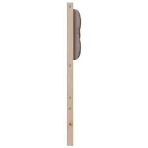 Čelo postele Jiný Hnědá a taupe 200 cm Masivní borovicové dřevo - obrázek 5