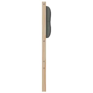 Čelo postele hnědá a tmavě šedá 180 cm Masivní borovicové dřevo - obrázek 5