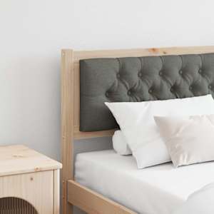 Vzglavje Drugo rjava in temno siva 160 cm Trdna borovina