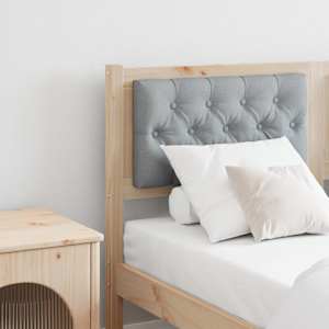 Vzglavje Drugo Rjava in svetlo siva 150 cm Trdna borovina