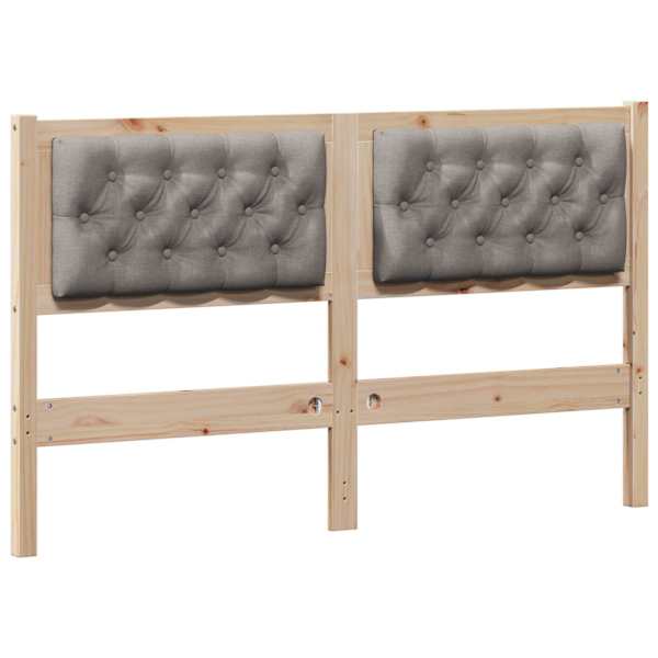 vidaXL Peats Muu Pruun ja taupe 150 cm M&auml;nnipuit
