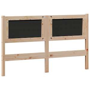 Čelo postele Jiný Hnědo-černá 140 cm Masivní borovicové dřevo - obrázek 6