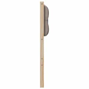 Čelo postele Jiný Hnědá a taupe 140 cm Masivní borovicové dřevo - obrázek 5