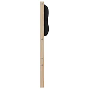 Čelo postele Jiný Hnědo-černá 120 cm Masivní borovicové dřevo - obrázek 5